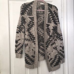 Patterned cardigan